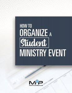 organize a ministry event