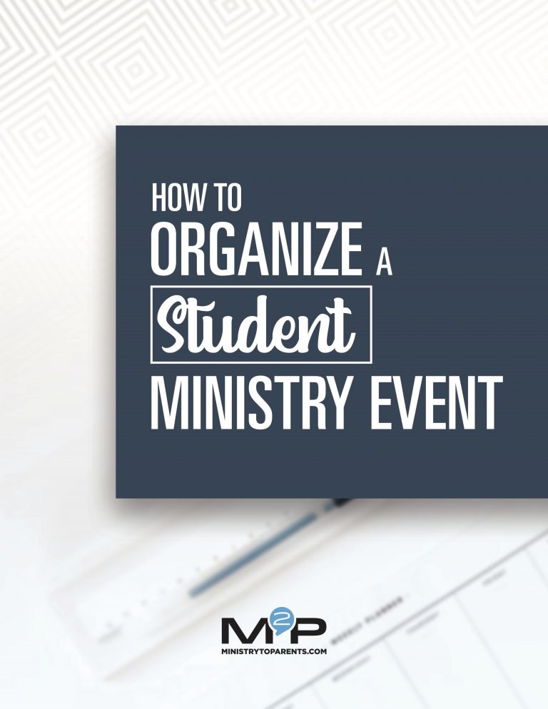 organize student ministry event