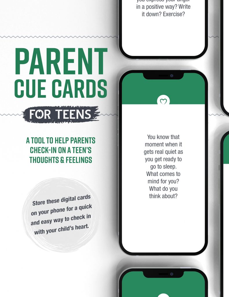 parent cue cards for teens
